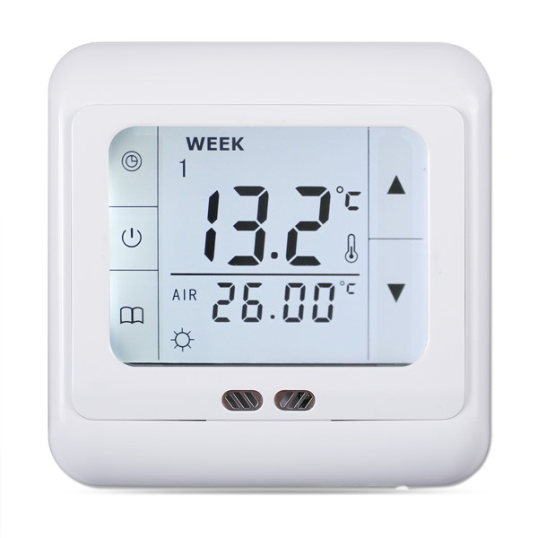 Floureon Thermostat BYC07. H3 Touch Screen Electric Underfloor Heating Temperature Controller Weekly Programable Thermoregulator
