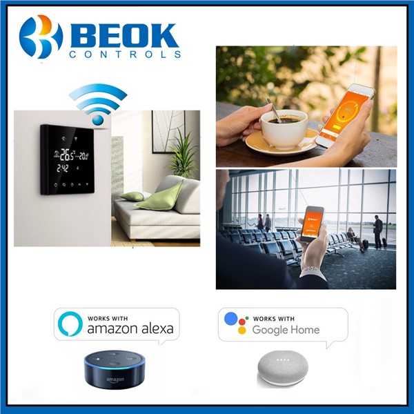 Beok WiFi Smart Thermostat TGT70WIFI-EP Electric Floor Heating Temperature Controller