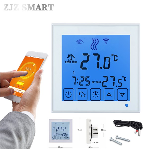 SMART HOME WiFi Temperature Controller Thermostat for Water Hot Floor Digital Electric Floor Heating Control Controller