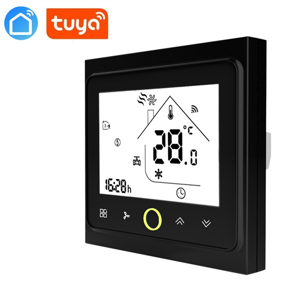 Tuya Alexa ECHO Programmable WiFi Central Air Conditioner Thermostat Temperature Controller 2 Pipe 4 Pipe 3 Speed Fan Coil Unit