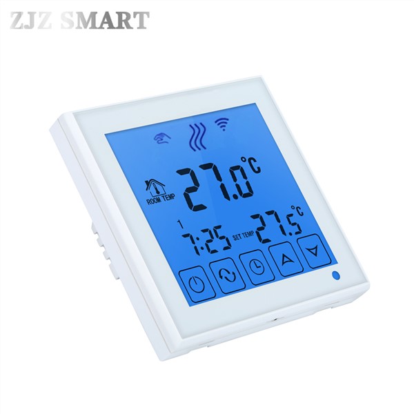 Programmable Temperature Controller with Touch Screen Glass APP Intelligent WiFi Programmable Water Heating Thermostat