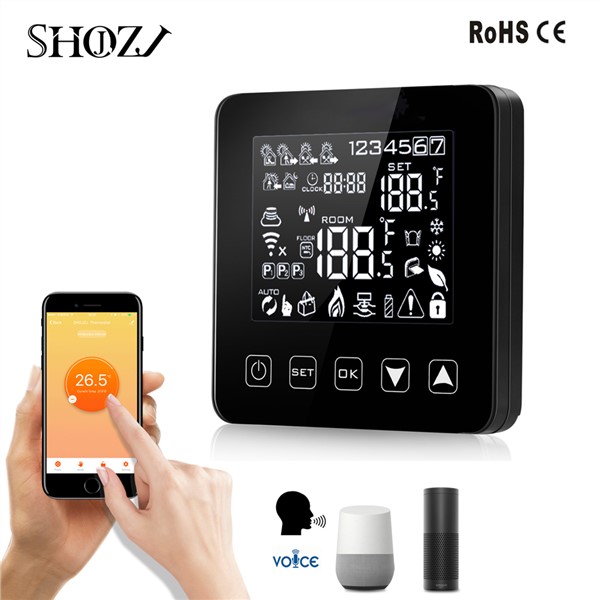 Google Assistant Heating Thermostat Control Electric Floor Heating Programmable Thermostat Temperature Controller