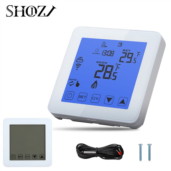 TUYA Smart Home WiFi Energy Saving Thermostat Programmable Touch Screen Temperature Controller Electrical & Water Heating