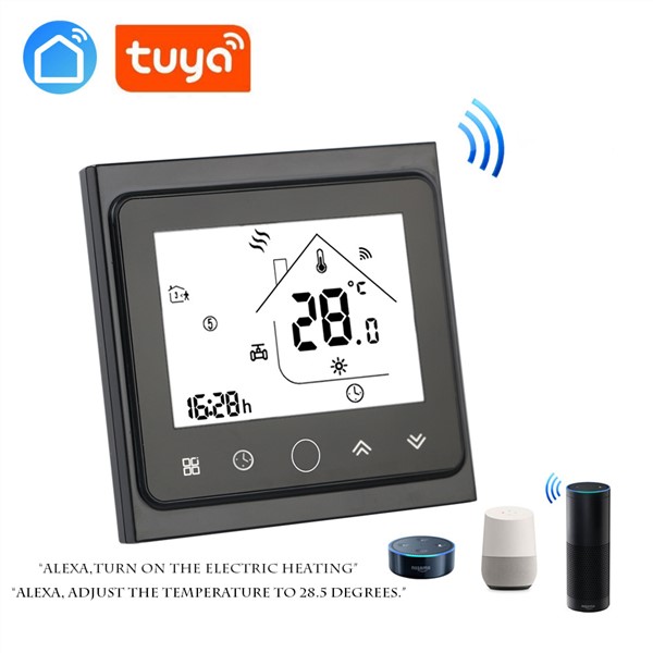 16A Electric Floor Heating Room Touch Screen Hot Thermostat Floor Heating System Temperature Controller 220V Temperature Control
