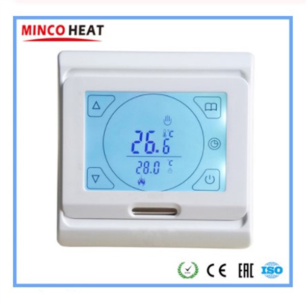 MINCO HEAT LCD Programmable Digital Room Floor Heating Thermostat Touch Screen Warming Floor Temperature Controller