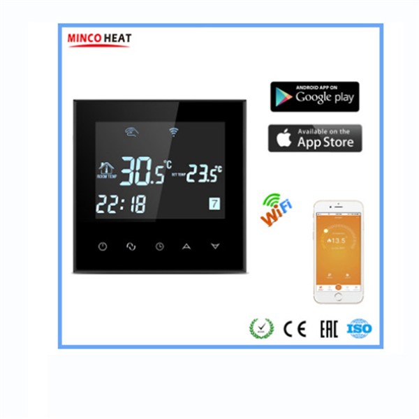 APP Controlled Intelligent & Smart WiFi Room Thermostat Electric Heating System Wireless Temperature Controller Regulator