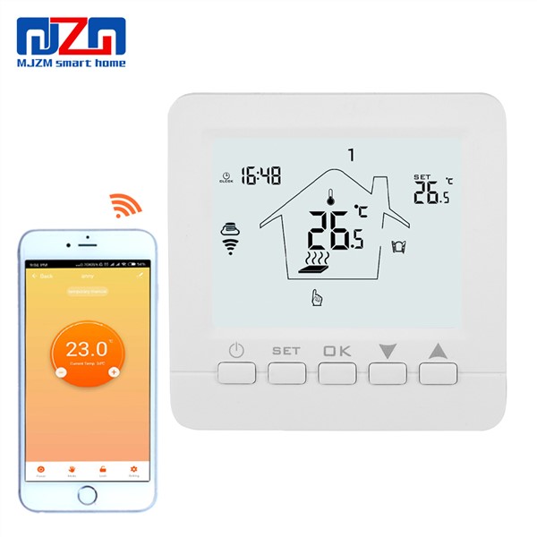 WiFi Thermostat Temperature Controller Electric Floor Heating Programmable Thermostats Works with Alexa Google Home