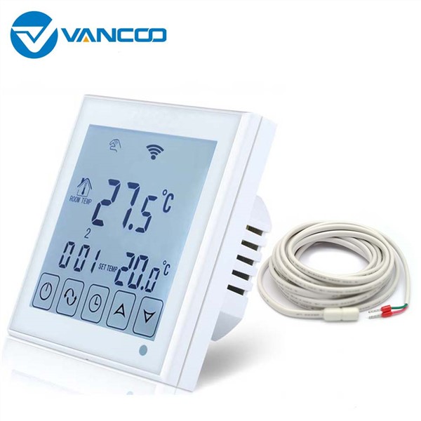 Smart WiFi Thermostat Temperature Controller for Electric Heating Floor Alexa Google Home Voice Control Programmable Thermostat
