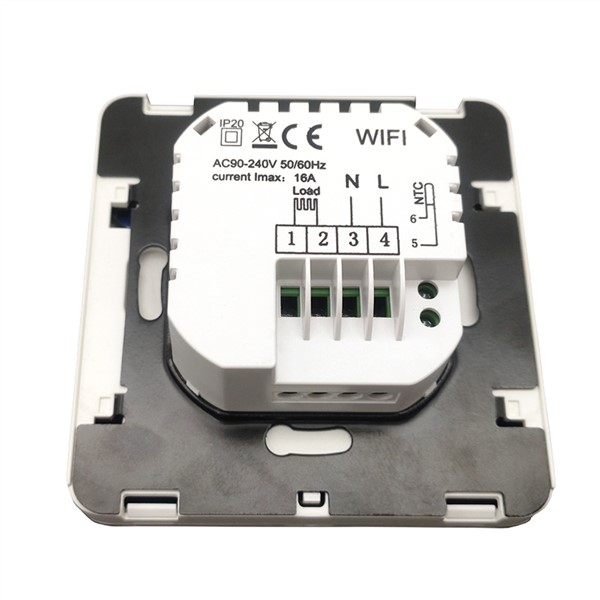 WiFi APP Control HY08WE-1 200-240V 16A 3A Temperature Controller Room Thermostat for Electric Or Water Heating System