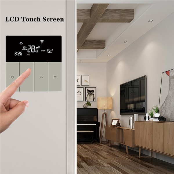 New Arrival WiFi Temperature Controller Smart Thermostat Floor Heating 220-240V Goolge Home Alexa