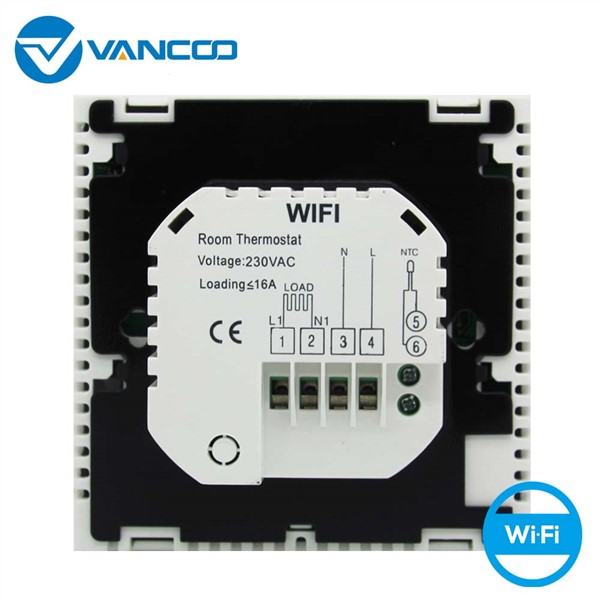 Vancoo 2pcs Smart WiFi Thermostat for Floor Heating Electric Room Warm Temperature Controller with Sensor