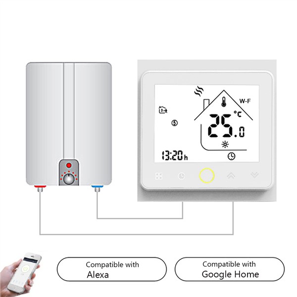 WiFi Thermostat Temperature Controller for Water/Electric Floor Heating Water/Gas Boiler Room Thermostat Digital Thermostat