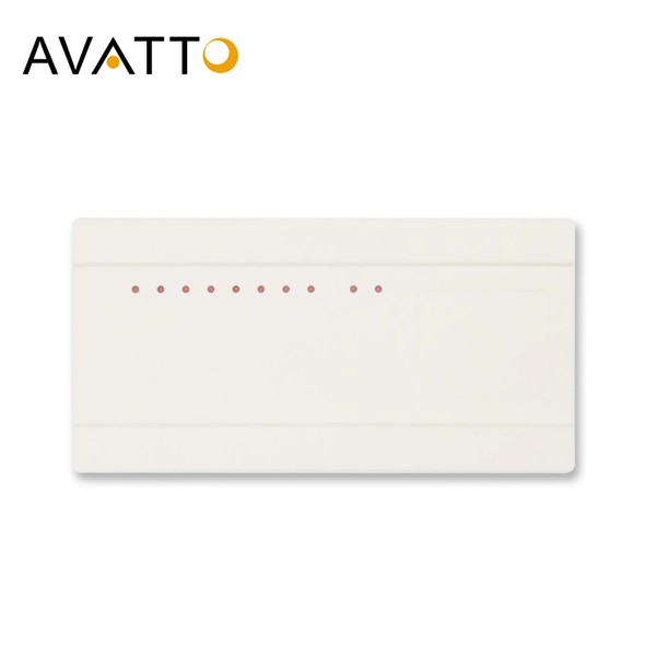 AVATTO Thermostat Hub Controller 8 Sub-Chamber Electric Valve LCD Box Indicate 8 Channels Gas Boiler NC/NO Actuator Concentrator