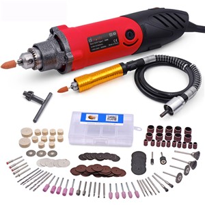 GOXAWEE 220V Electric Die Grinder Electric Drill Dremel Style Engraving Mini Drill Rotary Tool Grinder Power Drilling Machine