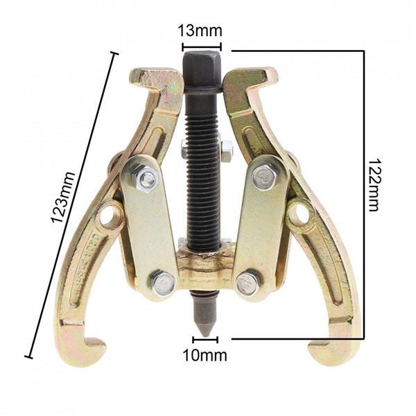 Standard 45 # Steel 2 Claw / 3 Claw Bearing Puller Multi-Purpose Rama with 4 Single Hole Claw Pullers for Car Mechanical Repair