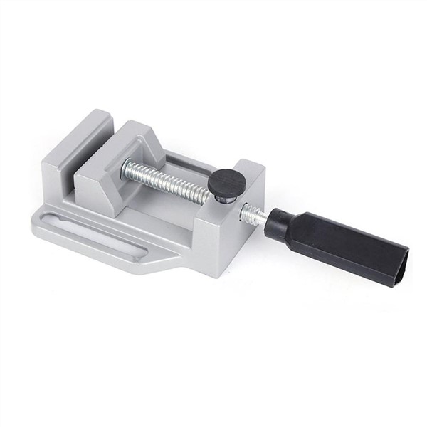 Mini Multifunctional Working Table Drill Milling Machine Parallel-Jaw Vice Drill Bench Clamp Vice Worktable for Woodworking