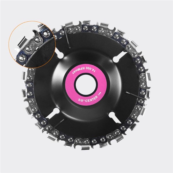 Angle Grinding Disc Chain Saw Blade 4 Inch 14 Tooth Finish Cutting Engraving Sharping Wood Plastic Hard Rubber