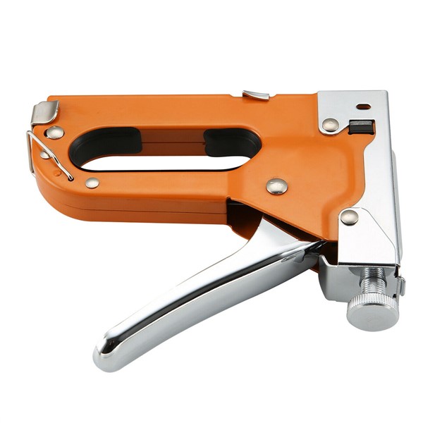 3-in-1 Heavy Duty Manual Staple Gun Stapler Tacker with 600 Staple Tacker Hand Operated Steel Stapler Brad Nail