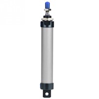 25mm Bore 100mm Stroke Single Rod Mini Pneumatic Air Cylinder Double Acting