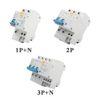 DPNL DZ47LE-63 1P+N 2P 3P+N 4P 20A 230V 50HZ 60HZ Residual Current Circuit Breaker with over Current &amp;amp; Leakage Protection RCBO
