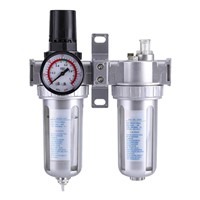 3/8 Inch SFC300 Pneumatic Gas Source Processor Keep Air Pressure Stable Removal Solid Particles Air Filter Regulator Lubricator