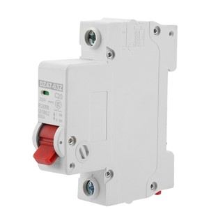 DZ47-63Z-1P 20A DC Miniature Circuit Breaker Leakage Protection Air Switch for Solar Energy Small Power Generation System