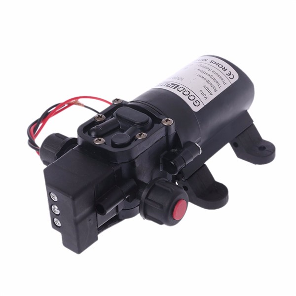 DC 12V 70W 130PSI 6L/Min Water High Pressure Pumps Diaphragm Self Priming Pump