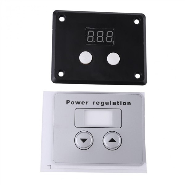 AC 220V 10000W 80A Digital Control SCR Electronic Voltage Regulator Control Dimmer Thermostat + Digital Meters