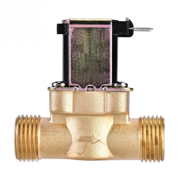 Electric Solenoid Magnetic Valve Normally Closed Brass for Water Control DC 24V 3/4inch DC 24V 1/2inch AC 220V 1/2inch 3 Type