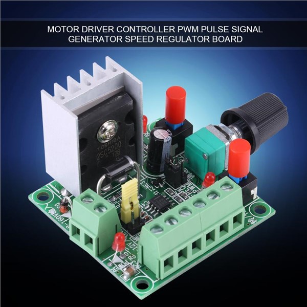 Stepper Motor Driver Controller PWM Pulse Signal Generator PWM Pulse Frequency Speed Regulator 15-160V