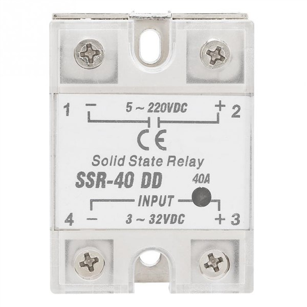 SSR-40 DD 40A 5-220VDC Solid State Relay for Industrial Automation Process Solid State Relay High Quality