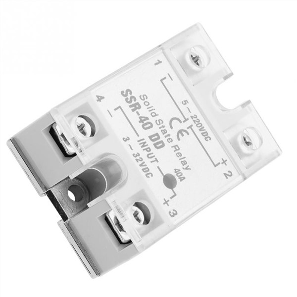 SSR-40 DD 40A 5-220VDC Solid State Relay for Industrial Automation Process Solid State Relay High Quality