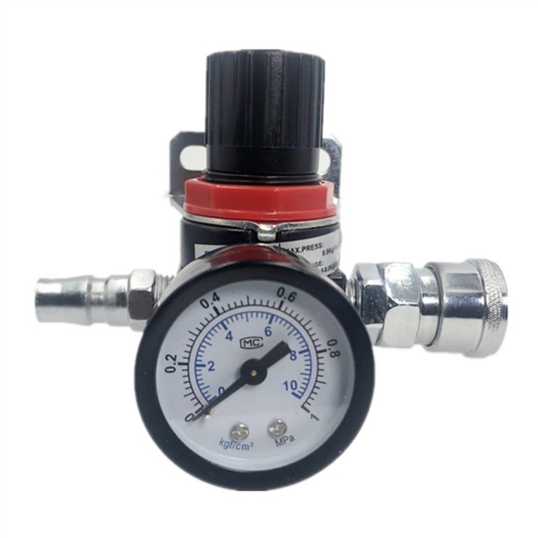 AR2000 G1/4'' Air Control Compressor Pressure Relief Regulator Valve with Fitting