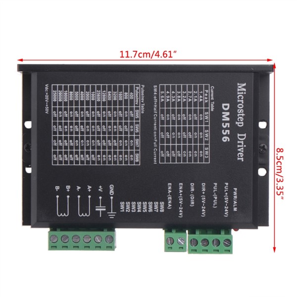 DM556 2-Phase Digital Stepper Motor Driver 42/57/86 Stepper Motor Driver for CNC J6PDWholesale & Dropshipping