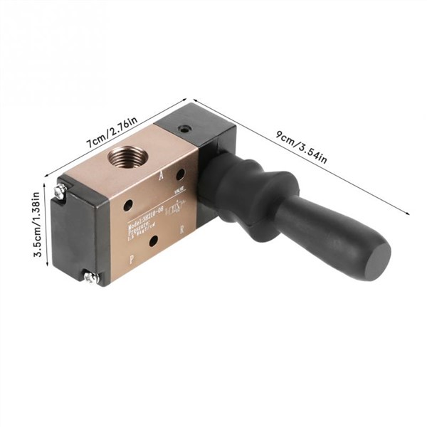 3H210-08 2 Position 3 Way 14 Hand Lever Operated Pneumatic Valve Air for Control the Flow of Various Types of Fluids