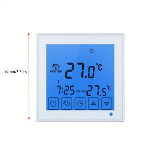 HY03WW-1 Intelligent Thermostat WiFi Digital Wireless Touch Temperature Controller Water Heating Radiator Thermostat