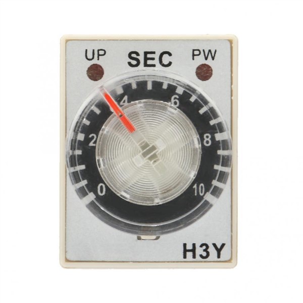 AC 220V H3Y-2 Delay Timer Time Relay 0-10 Second 10s 10sec.