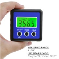 Digital Protractor Angle Gauge Finder Bevel Box Inclinometer Level Meter Magnetic Base