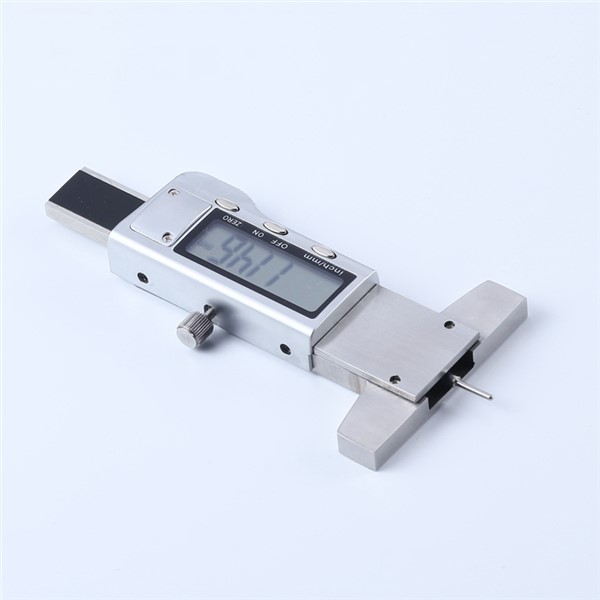 0.01mm Digital Tread Depth Gauge 0-25mm LCD Stainless Steel Tyre Tread Depth Gauge Caliper Tread Ruler Metric/inch Interchange