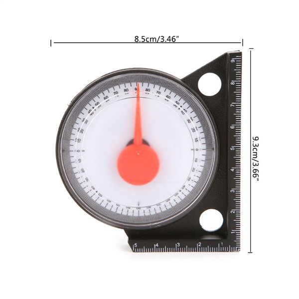 Slope Inclinometer Protractor Angle Finder Tilt Level Meter Clinometer Gauge With Magnetic Base