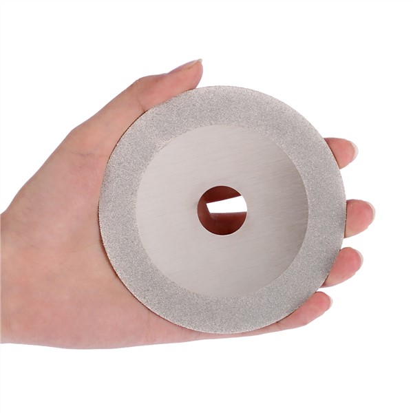 100mm 4" Inch Diamond Coated Grinding Cutting Disc Saw Bit 20mm Inner Diameter Rotary Wheel 160 Grit For Angle Grinder