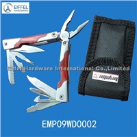 Small size Multi Tool with wood handle/closed size 6.8cm L(EMP09WD0002)