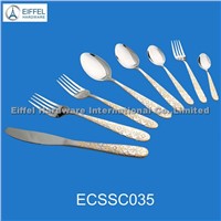 stainess steel cutlery with nice pattern