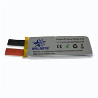 20c High Power Discharge Lipo Battery (3.7V 18.5Wh, 100A rate) for Motorsport Racing