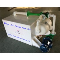 Water Jet Vacuum Pump Set with 1 Set Rpp Centrifugal Pump