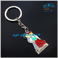 custom design tourism souvenir keychain