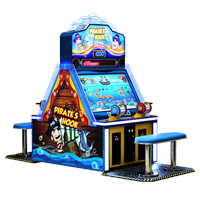 Pirate Hook 4 Player amusement game and redemption machine