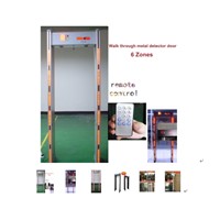 Saful TS-WD500 6 zones Metal detector door with adjustable sensitivity