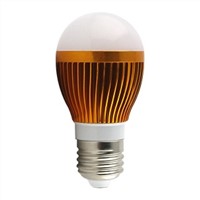 3W led bulb lights Gold