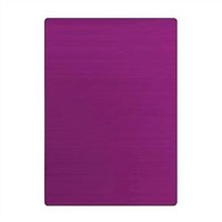 14733 Purple HL LIC / PVD Coated Stainless Steel Sheet For Wall Decoration Plate Customized